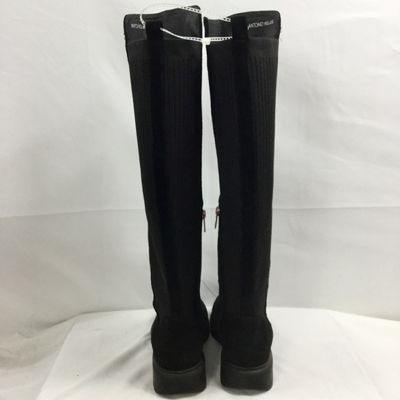 Antonio Melani Pierrcee Suede & Fabric Over-the-Knee Boots Size 7 - Picture 5 of 10